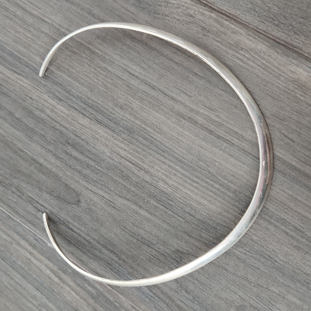 13.25" Sterling Silver Collar Necklace - Picture 1 of 4